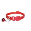 Collar para Mascotas Collar para Gato Polipropileno Colorido Anillo de Cuello con Cascabel Hebilla de Seguridad Ajustable Múltiples Colores Disponibles Universal para Gato Perro