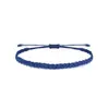Pulsera de Amistad Azul Nuevo Estilo Transfronteriza, Popular Pulsera Tejida a Mano, Joyería de Hilo para Viajes Diarios y Fiestas de Mujeres