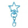 Llavero de estrella de cinco puntas de colores con cierre de langosta, correa para teléfono, colgante para bolso, accesorios de joyería hechos a mano con cuentas, venta al por mayor decorativa