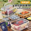 Caja de Conservación Fresca para Picnic al Aire Libre con Hielera Refrigerador Pequeño Móvil Conservación en Frío Grado Alimenticio Portátil para Salir Hielera Caja Sellada