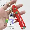 Llavero Navideño Transfronterizo Colgante Caja Sorpresa Papá Noel Muñeco de Nieve Árbol de Navidad Llavero Navideño Colgante Pequeño