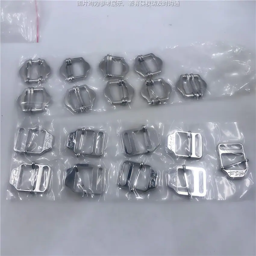 活动扣子 厨师围裙背带裙锁扣 肩带扣饰加logo滑动扣 1.