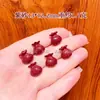 Mini sacos da sorte de cinábrio natural de alto teor, disponíveis em vários tamanhos e com múltiplas opções de acessórios, incluindo sacos de dinheiro; atacado de cinábrio