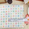 Tela de Algodón Estampada Digitalmente de 40 Piezas, Tela Coreana de Moda con Lunares Simples, Accesorios de Costura DIY para Ropa Infantil
