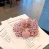 Scrunchie de Rede com Estampa de Leopardo e Coração 2026 Novo Estilo Feminino de Alta Qualidade para Coque Acessório de Cabelo Extra Grande Corda de Cabelo