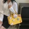 Muñeca de Dibujos Animados Bolsa de Fieltro Bolsa de Compras Caja de Regalo Linda para Niños Bolsa de Hombro de Fieltro para Banquete de 100 Días de Bebé