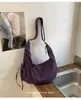 Bolsa transversal nicho japonesa coreana estilo preguiçoso xadrez grande capacidade bolsa de ombro único moderna simples para o dia a dia versátil bolsa xadrez
