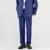 Pantalones de vestir rectos para hombre de primavera y otoño Versátiles Modernos Elegantes Casuales Largos Estilo Hong Kong Holgados Caída Pantalones de traje