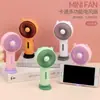 Novo Mini Ventilador de Mão Desenho de Veado para Estudantes em Dormitórios e Uso Externo Portátil com Carregamento USB Logotipo Imprimível