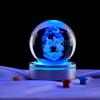 Adorno de bola de cristal con grabado láser 3D de Mickey Mouse, luz cálida, estrella sanadora, luz de noche, transfronterizo