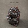 Zitao Jinchan Selo Pet de Chá Enfeites Estilo Chinês Tesouro da Sorte Pi Xiu Leão Brinquedo de Chá Acessórios para Cerimônia do Chá Presente Decorativo