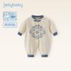 [Antibacterial] Mameluco de Bebé Ropa de Otoño para Niños Recién Nacidos, Pelele de Estilo Tradicional, Traje de Gateo de Otoño para Bebés, Ropa para Bebés de 100 Días