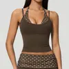 Conjunto de yoga de lunares estilo europeo y americano transfronterizo para mujer, con top tipo halter y pantalones de fitness anchos y fluidos
