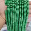 8x 5mm roda contas planas contas cor natural não desbota contas de vidro multi-cor imitação de jade barra de neve diy pulseira acessórios