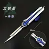 Artículos de Merchandising del Juego Delta Force Navaja Mariposa Polaris Modelo de Arma de Metal Adorno de Arma de Aleación 22 cm