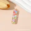 Llavero con Letras de Lentejuelas Coloridas de Amazon Colgante de Resina Colgante para Bolso Equipaje Accesorios de Joyería DIY