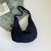 Bolsa Tote de Bolinhas Estilo Coreano Ins Nova Tendência Aparência Sofisticada Retrô Nicho para Mulheres, Bolsa Transversal Leve de Grande Capacidade para o Dia a Dia