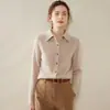 Suéter Cardigan Feminino de Caxemira Outono/Inverno 2026 Blusa Design Versátil Malha de Lã