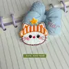 Parches lindos de gatito bordados del fabricante en stock, insignias bordadas por computadora, parches decorativos para ropa y sombreros de niños
