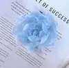 Accesorios Florales Organza 11cm Estilo Coreano Suave Flores Hechas a Mano DIY Tocado Versátil Ropa Accesorios Florales