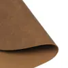 Jogo Americano de PVC Estilo Francês com Textura de Couro Bovino, Tapete de Mesa de Jantar Dupla Face, Jogo Americano de Couro em Formato de Gota para Utensílios de Mesa, Tapete de Isolamento Térmico, Porta-Copo