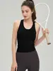 Top de fitness para mujer con espalda en I, sujetador deportivo para Pilates con almohadillas en el pecho, chaleco de yoga a prueba de impactos para correr y entrenamiento