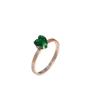 Anillos de Acero de Titanio con Piedras Preciosas Transfronterizos de Comercio Exterior, Anillos de Pareja, Pulseras Versátiles Personalizadas de Nicho de Gama Alta, Venta al por Mayor de Joyería