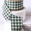 Borde de Botón/Borde Recto Doble Cara Brillo Mil Cuadrículas Pájaro Lazo Hecho a Mano Cinta Material DIY Accesorios para Ropa Empaque de Caja de Regalo