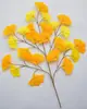 Hojas de árbol artificiales: hojas de arce rojo, hojas de arce japonés, hojas de ginkgo, hojas de plátano de sombra, hojas de sicómoro, hojas de arce de cinco puntas, ramas de aliso, hojas de plástico artificial
