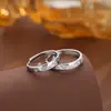 Anillos Luminosos de Pareja Gato y Perro Lindos para Hombres y Mujeres Diseño de Nicho Ins Anillo de Banda Lisa de Dibujos Animados Anillos Abiertos para Dedos Venta al por Mayor