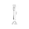 Conjunto de Talheres Ocidentais de Aço Inoxidável 1010 Faca de Churrasco Garfo Colher Colher e Garfo Compartilhados Espátula de Bolo Garfo Colher Simples