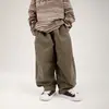 Pantalones largos para niño, nueva colección otoño 2026, pantalones rectos de pierna ancha estilo coreano para niños, pantalones de trabajo elegantes y versátiles para niños pequeños y niños pequeños