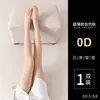 Medias de seda negra ultrafinas 0D para mujer, estilo verano fino, cualquier corte, anti-desgarros, duraderas, entrepierna en T, medias negras súper transparentes al por mayor