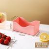 Prato cuspidor de osso criativo de luxo leve em formato de coração, prato de distribuição, prato de nozes, prato de frutas KTV, mesa de jantar para banquete, prato de lanche