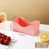 Lujo Ligero Creativo Forma de Corazón Plato para Escupir Huesos Plato Dispensador Plato para Frutos Secos Plato de Frutas KTV Mesa de Comedor para Banquetes Plato para Escupir Huesos Plato de Bocadillos