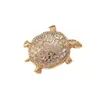 Venta Caliente Transfronteriza Dibujos Animados Europeos y Americanos Personalidad Tortuga Animal Broche Decoración para Abrigo de Mujer Pines Accesorios Corsage Listos para la Venta