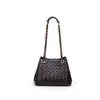 Nova Bolsa de Mão Tecida de Luxo Leve para Mulheres, Bolsa de Ombro, Grande Capacidade, Textura de Corrente, Bolsa para Paraquedas