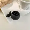 Clip de Sujeción Redondo Disco Fijador de Cola de Caballo Alta Artefacto para el Cabello Red de Parte Trasera de la Cabeza Clip Superior Pinza Anticaída Clip para el Cabello