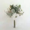 Venda Quente Transfronteiriça Decoração de Casa Decoração de Natal Flor de Natal Peças Plásticas Folhas Enxertadas Buquês de Natal