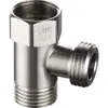 Codo en T de acero inoxidable 4 puntos rosca interior y exterior vivo interior y exterior interior tubería de agua junta de distribución de agua para inodoro accesorios para tuberías de agua