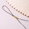 Nó Flor de Pessegueiro Trançado Corda para Celular Acessórios DIY Pingente Cordão Corda Simples Retrô Corda de Pulso Pingente para Celular