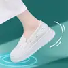 Zapatos de Enfermera para Mujer, Suela Blanda, Transpirables, Suela Gruesa, Cómodos para el Trabajo, Zapatos Perforados, Nuevo Modelo 2026, Zapatos Médicos Blancos Ultracómodos
