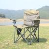 Cross-border exclusivo para extra grande 22 tubos cadeira de praia dobrável cadeira de lazer diretor rolamento 350kg algodão braço saco de gelo