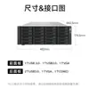 Adequado para Servidor de Armazenamento de Dados 4U Montado em Rack, Servidor de Vigilância por Vídeo Inspur Nf5466M5/M6/M7