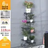 Soporte de flores de hierro forjado de varias capas, soporte de plantas verdes de pie, soporte decorativo para macetas de interior para sala de estar, soporte de flores para balcón, soporte para plantas en maceta