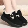 Zapatos Birkenstock con Forro de Lana para Mujer, Nuevos Zapatos de Algodón Cálidos Otoño e Invierno 2026, Mocasines Peludos, Zapatos de Suela Gruesa de Altura Versátil
