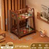 Estantería de escritorio, estante de almacenamiento, librero pequeño para el hogar, estante de exhibición de múltiples niveles para ventana de rincón, estante de almacenamiento para escritorio de oficina