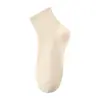 Calcetines cortos de algodón puro para verano, antideslizantes, sin deslizamiento del talón, calcetines para aire acondicionado, algodón peinado, antipelusas, antibacterianos 10A, sin olor, calcetines Zhuji