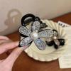 Horquilla con forma de flor y cuentas, con forma de estrella y diamantes, de lujo, con disco para el pelo, accesorios para el cabello al por mayor