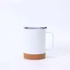 Caneca de negócios transfronteiriça 20/12oz aço inoxidável 304 caneca de escritório fundo de cortiça copo térmico com alça